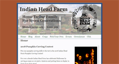 Desktop Screenshot of indianheadfarm.com
