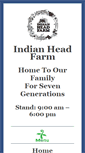 Mobile Screenshot of indianheadfarm.com